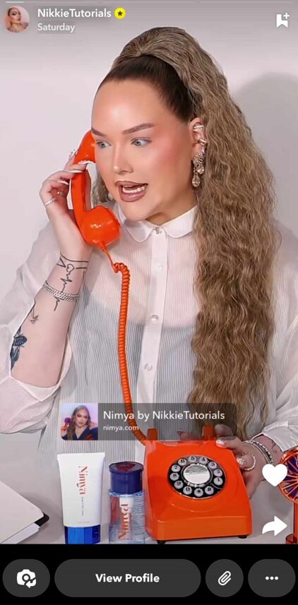 NikkieTutorials Snapchat