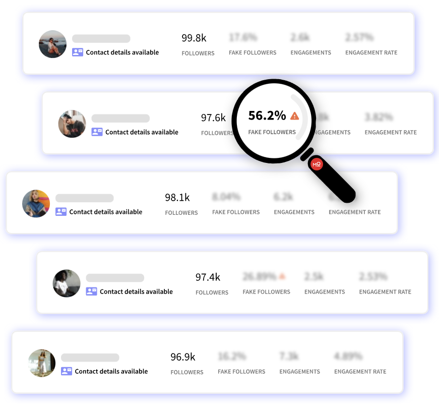 fake followers audit Modash