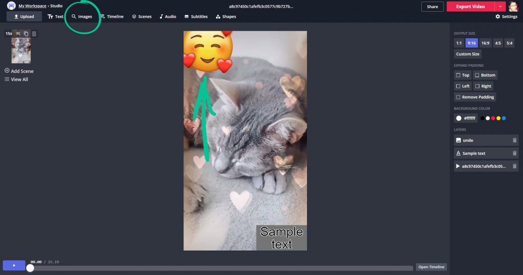 images button