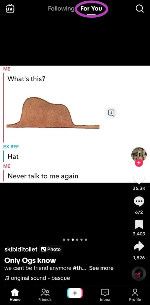 TikTok For You Page