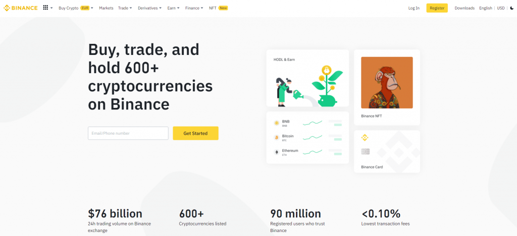 Binance is considered a popular choice for traders 
