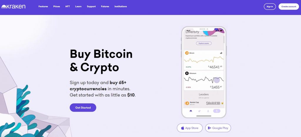 Kraken is a well-established cryptocurrency exchange